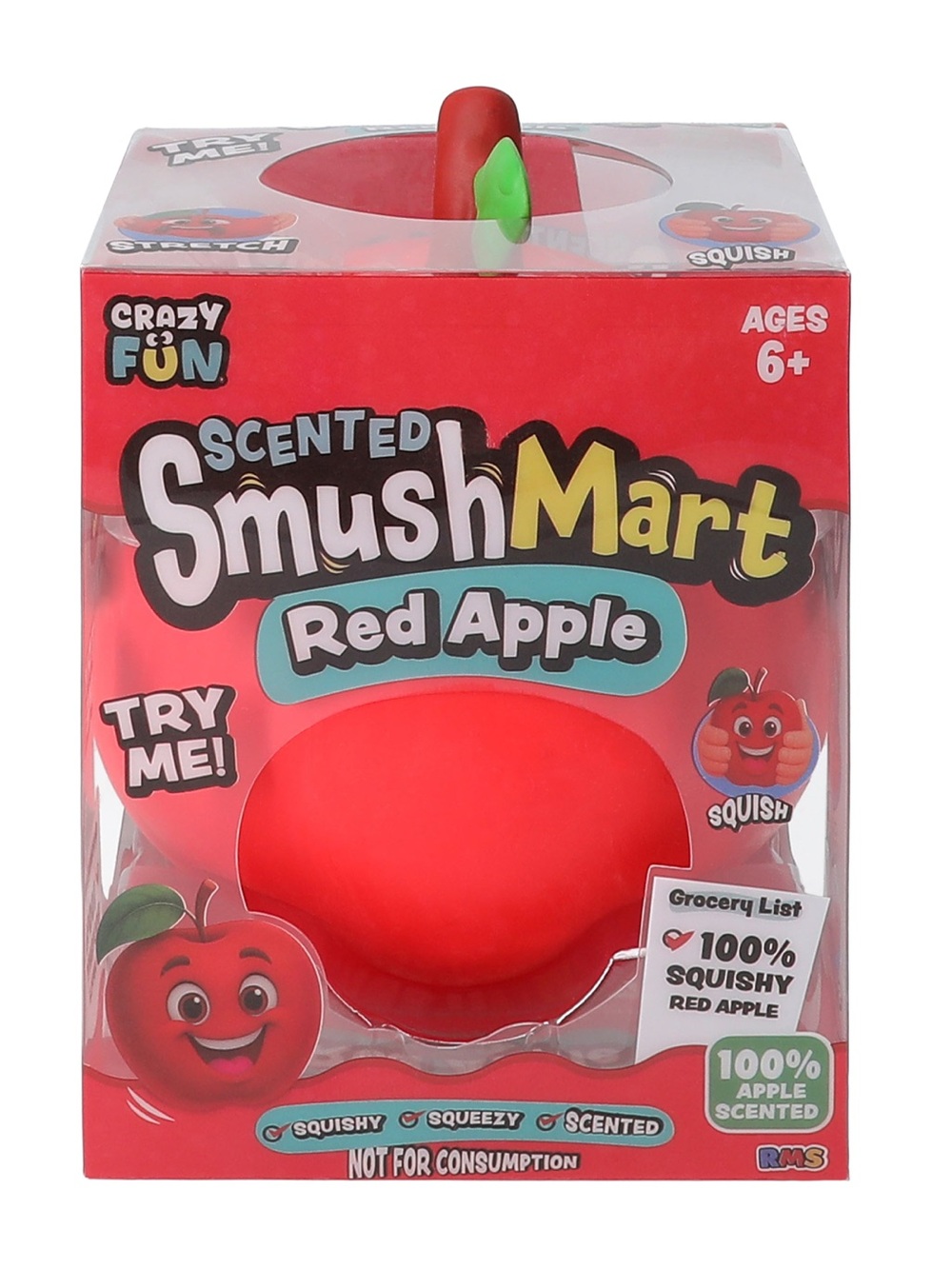 SmushMart Jumbo Scented Apple-Slow-Rising Squishy - Brand New